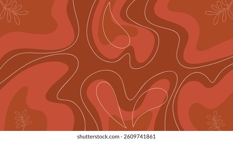 Boho Artwork Background Wallpaper Vector Illustration with Abstract Geometric Shapes, Colorful Floral Elements, and Hippie Style for Modern Home Decor, Digital Art, and Interior Design