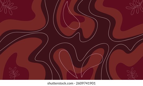 Boho Artwork Background Wallpaper Vector Illustration with Abstract Geometric Shapes, Colorful Floral Elements, and Hippie Style for Modern Home Decor, Digital Art, and Interior Design