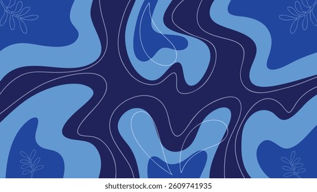 Boho Artwork Background Wallpaper Vector Illustration with Abstract Geometric Shapes, Colorful Floral Elements, and Hippie Style for Modern Home Decor, Digital Art, and Interior Design