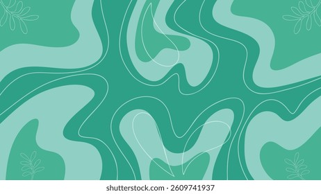 Boho Artwork Background Wallpaper Vector Illustration with Abstract Geometric Shapes, Colorful Floral Elements, and Hippie Style for Modern Home Decor, Digital Art, and Interior Design
