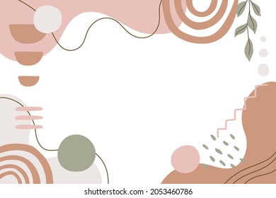 Boho background. Ethnic modern wallpaper. Magic, mystic, esoteric, tribal pattern paper graphic design. Spiritual decoration. Boho fabric fashion print decor. Astrology poster. Vector illustration.