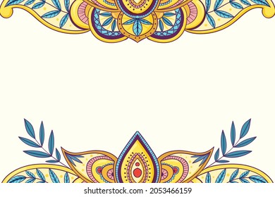 Boho background. Ethnic modern wallpaper. Magic, mystic, esoteric, tribal pattern paper graphic design. Spiritual decoration. Boho fabric fashion print decor. Astrology poster. Vector illustration.