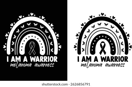 boho base melanoma skine cancer graphic design for support your love one , t-shirt, hoody design gift 