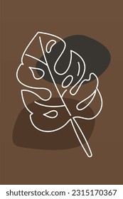 Boho Botanical Leaves Wall Art. Boho Botánico Da Forma A La Decoración De Las Paredes. Decoración del hogar del Boho imprimible
