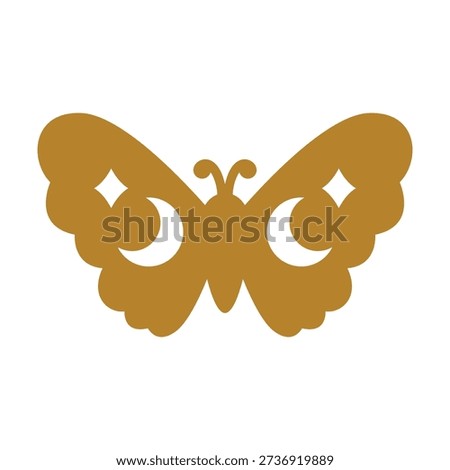 Boho butterfly folk icon inspired by traditional handcrafted culture. Ideal for decor, branding, editorial layouts, posters, and artistic storytelling projects.