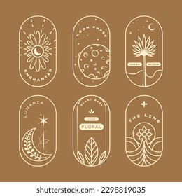 Boho Celestial Magic Mystical Illustration