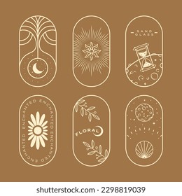 Boho Celestial Magic Mystical Illustration