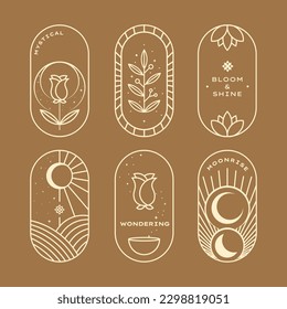 Boho Celestial Magic Mystical Illustration