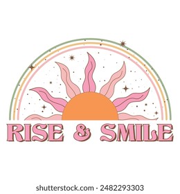 Boho Celestial Sun Quotes Motivational Inspiration Crafting T shirt Design Set