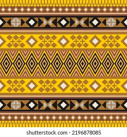 Boho chic style abstract background. Seamless pattern with aztec ornament. Aztec pattern. Seamless background with a geometrical ornament.