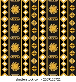 Boho chic style abstract background. Seamless pattern with aztec ornament. Aztec pattern. Seamless background with a geometrical ornament.