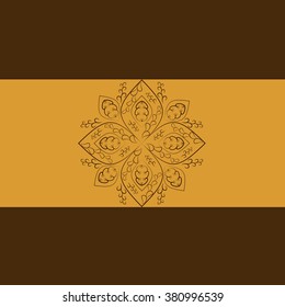 Boho chic tribal ethnic elements. Vector illustration