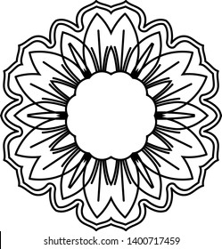 Boho circle mandala monogram file. Professionally designed artwork for
your designs or craft projects.It's easy editable.