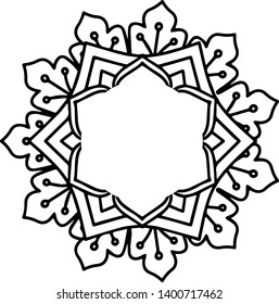 Boho circle mandala monogram file. Professionally designed artwork for
your designs or craft projects.It's easy editable.