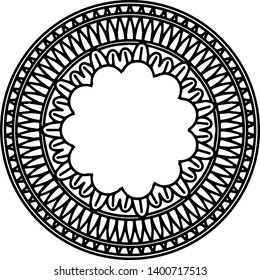 Boho circle mandala monogram file. Professionally designed artwork for
your designs or craft projects.It's easy editable.