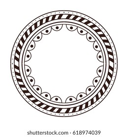 boho circular frame icon