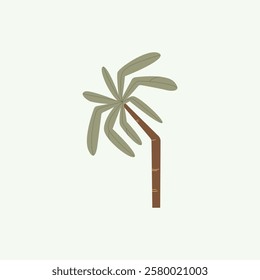 Boho Coconut Tree Summer Illustration for design needs, Landing Pages, Animation, Apps, Presentations, Content Creator and other Promotions