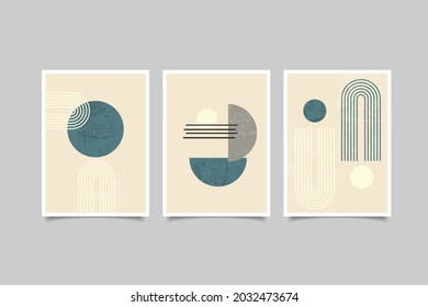 boho contemporary wall decoration collection vector illustration 