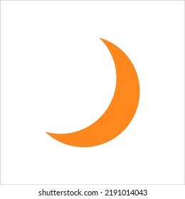 Boho crescent moon, minimalist mid century modern art