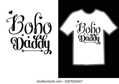 Boho daddy svg design file