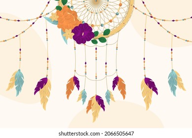 Boho element collection. Ethnic modern mystic spiritual symbol. Magic, esoteric, tribal outline boho graphic design. Spiritual decoration. Sacred boho fabric fashion print decor. Vector illustration.