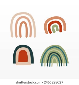 Elementos Boho, Iconos y Gráficos. Abstractas Elementos Boho Element. Elementos Abstractas de Anuncio Boho