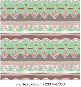 Boho ethnic pattern, seamless, geometric, for backgrounds, surfaces, cards, home decor