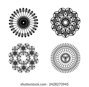 Boho fashion style pattern vector