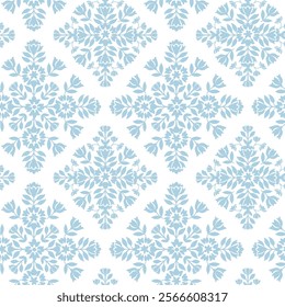 Boho Floral repeat pattern, Floral Block print , Flower damask, floral vector file, Floral ogee pattern, damask pattern, medallion print