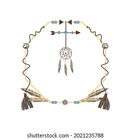 Boho frame wooden decor home design