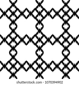 Boho Geomatric Check Seamless Pattern
