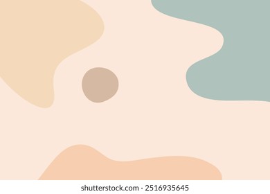 Boho geometric abstract background hand drawn
