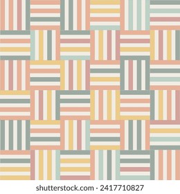 boho Geometric line square seamless Pattern vector illustration for decoration invitation greeting birthday party celebration wedding card poster banner textiles wallpaper background