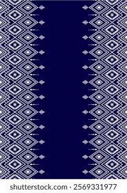 Boho geometric ornament. Vector seamless pattern. Mexican blanket, rug. Woven carpet illustration, wallpaper, clothing, wrapping, Batik, fabric, embroidery style, sadu.