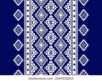 Boho geometric ornament. Vector seamless pattern. Mexican blanket, rug. Woven carpet illustration, wallpaper, clothing, wrapping, Batik, fabric, embroidery style, sadu.