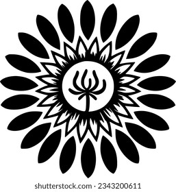Boho - High Quality Vector Logo - Vector illustration ideal for T-shirt graphic