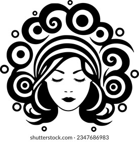 Boho - High Quality Vector Logo - Vector illustration ideal for T-shirt graphic