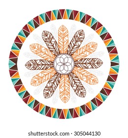 Boho icon digital design, vector illustration 10 eps graphic