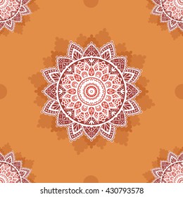 Boho Indian Seamless Pattern