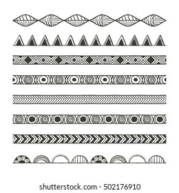 Boho lines bohemic and ornament design