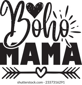 Boho Mama Boho SVG Design