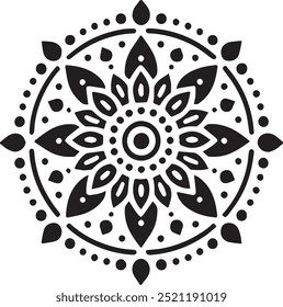 
Boho Mandala ,Floral Mandala Design