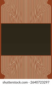 Boho Minimalist Abstract Wave Line Art. Abstract Bauhaus Wall Art Decor