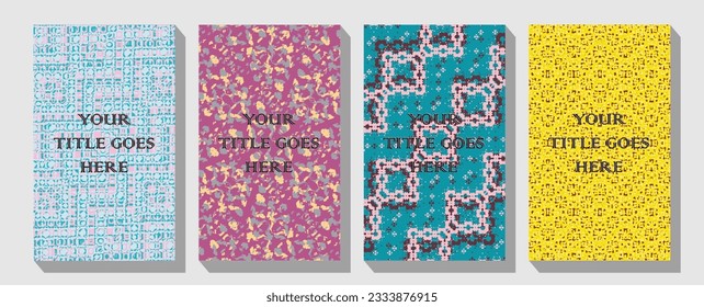 Boho mystical vector posters with inspirational quotes about energy and good vibes. Engraving illustrations and typography. 