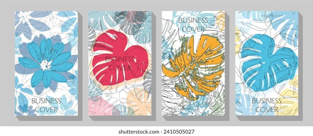 Boho mystical vector posters with inspirational quotes about energy and good vibes.  Landscape, nature and travel. 