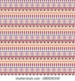 Boho pattern design. Ethnic mystic spiritual style wallpaper. Magic, esoteric, tribal outline boho pattern. Catcher texture. Spiritual decoration. Sacred boho fabric fashion decor. Vector illustration