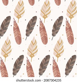 Boho pattern design. Ethnic mystic spiritual style wallpaper. Magic, esoteric, tribal outline boho pattern. Catcher texture. Spiritual decoration. Sacred boho fabric fashion decor. Vector illustration