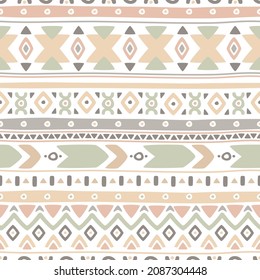 Boho pattern design. Ethnic mystic spiritual style wallpaper. Magic, esoteric, tribal outline boho pattern. Catcher texture. Spiritual decoration. Sacred boho fabric fashion decor. Vector illustration