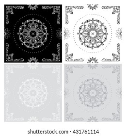 boho pattern. set pattern.