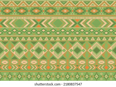 Boho pattern tribal ethnic motifs geometric seamless vector background. Chic indonesian tribal motifs clothing fabric textile print traditional design with triangle and rhombus shapes.